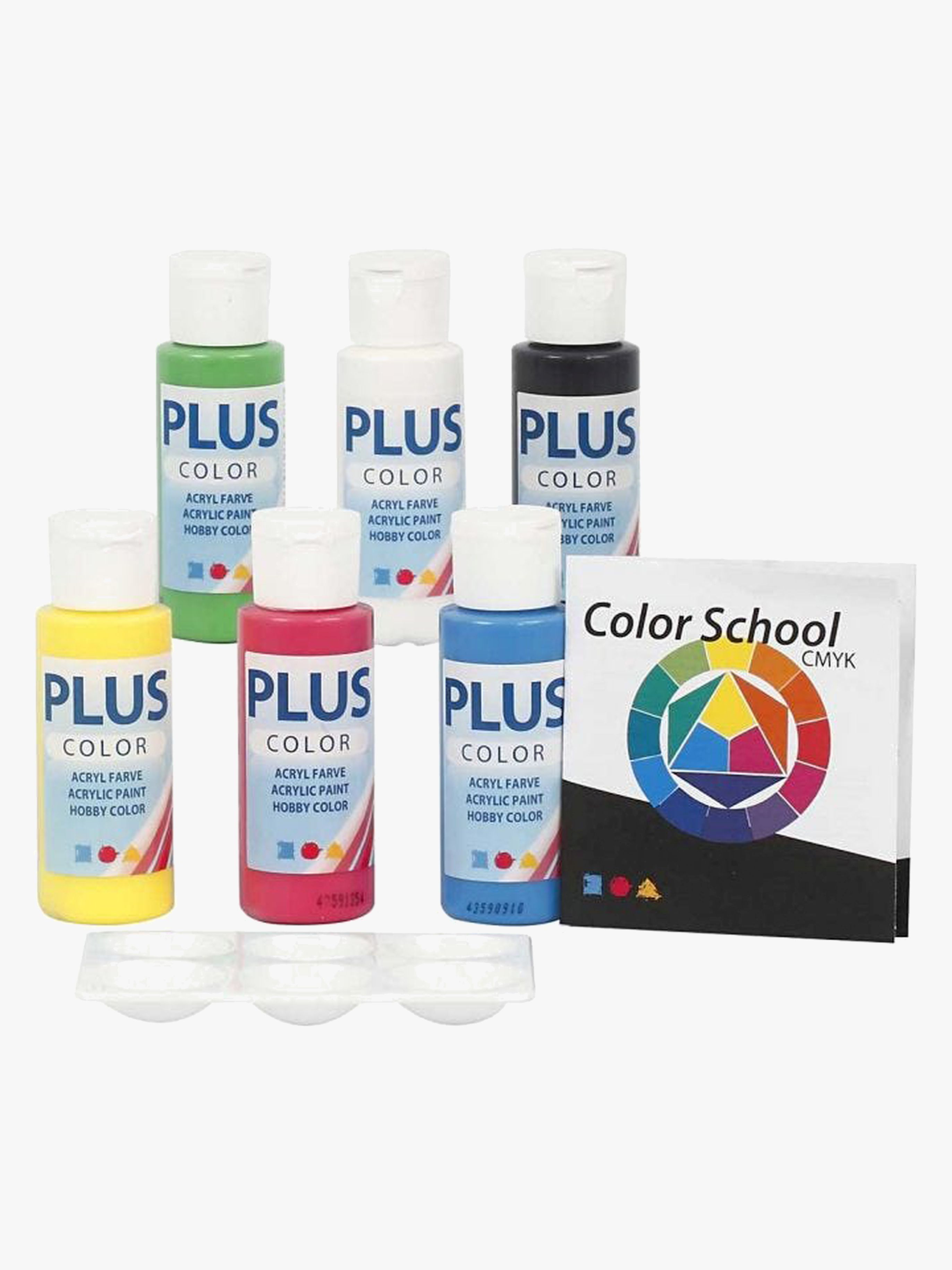 Plus Color Hobbyfärg Primärfärger