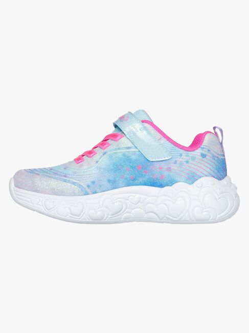 Skechers ETERNAL HEART LIGHTS  Blinkande Sneakers, Blå