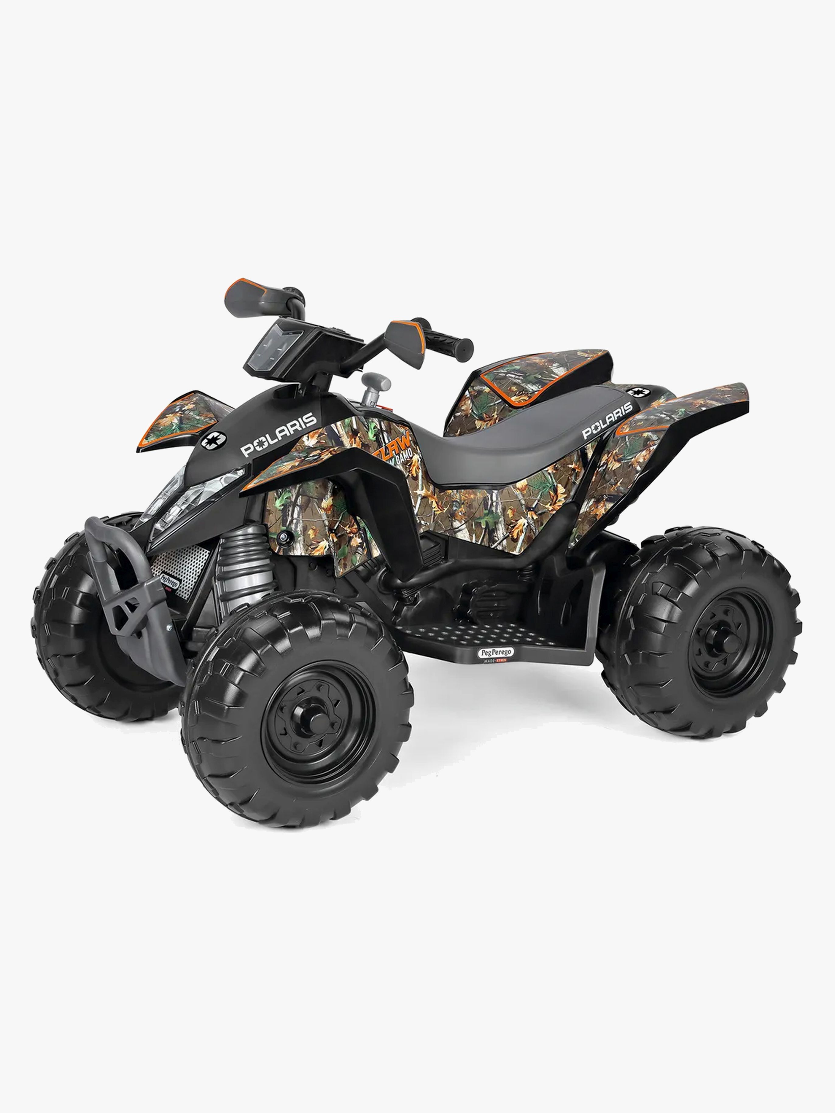 Peg Perego Polaris Outlaw 330W Camo – elektrisk fyrhjuling för barn från 3 år