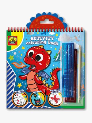 SES Creative Pysselbok Metallic Drake