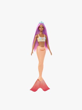 Barbie Docka Sjöjungfru med Färgglad Hår, Orange