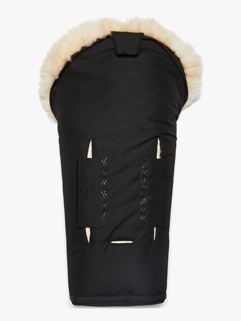 Nordlys Idun Mini Lammskinnsåkpåse, Black/Natural