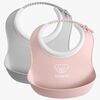 BabyBjörn Haklappsset 2-Pack, Grå/Rosa