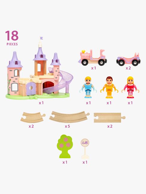 BRIO 33312 Disney Princess Slott med tillbehör
