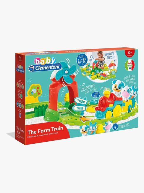 Clementoni Baby Interaktivt Tåg med Bondgårdsdjur