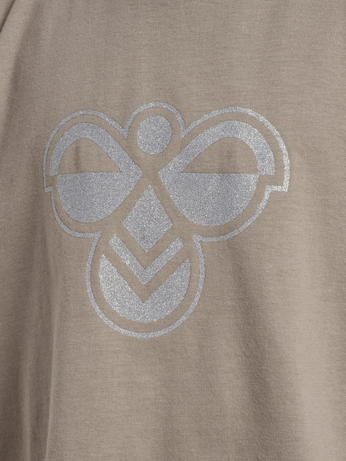 Hummel JR Ruffle T-shirt, Rock Ridge