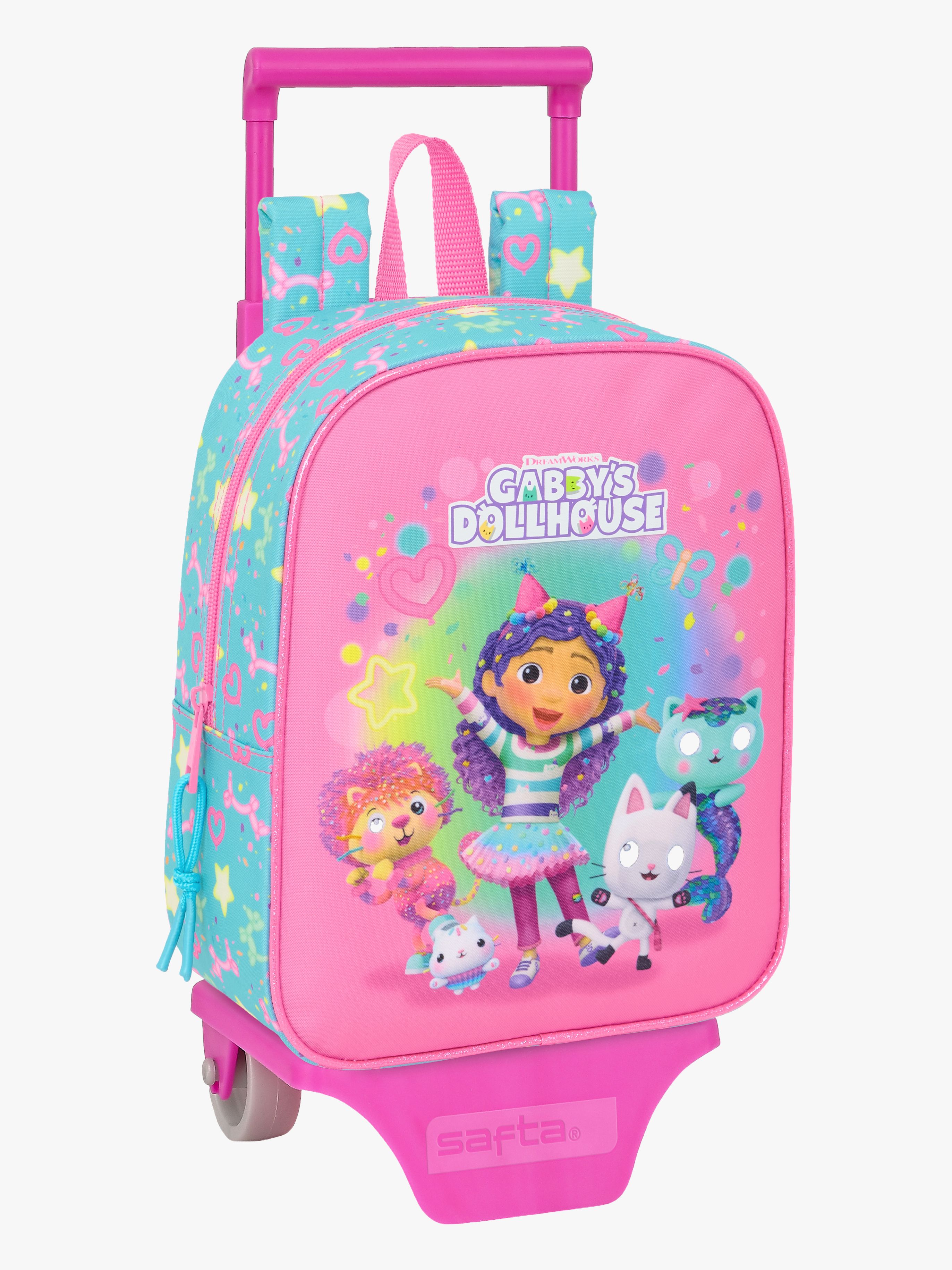 Gabby's Dollhouse Mini Trolley Resväska 6L, Confetti
