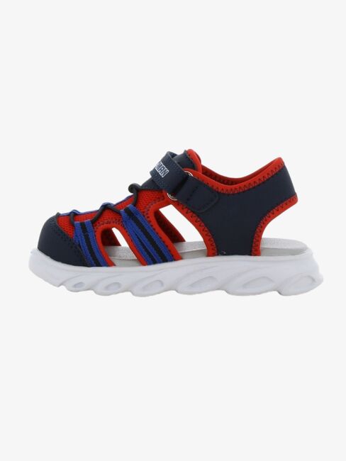 Marvel Spider-Man Blinkande Sandaler, Navy/Red