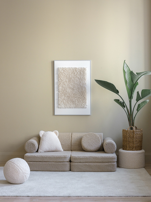 Wigiwama Play Byggbar Soffa 272x156 cm, Biscuit