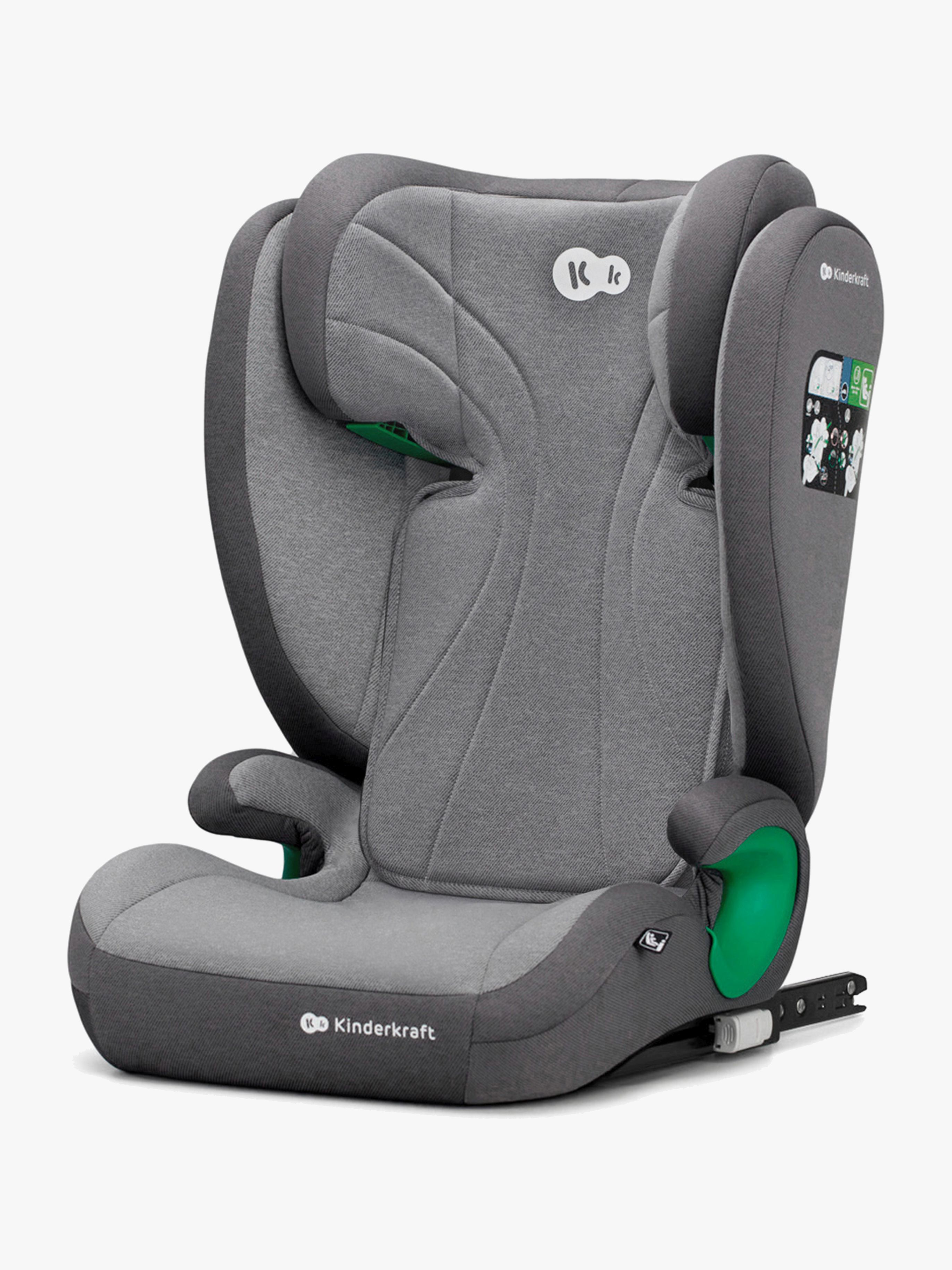 Kinderkraft JUNIOR FIX 2 i-Size Bältesstol, Rocket Grey