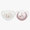 NUK First Choice Classic Napp 2-Pack Stl 1, Penguin/Giraffe