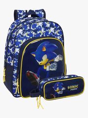 Sonic The Hedgehog Ryggsäck 10L & Pennfodral, City