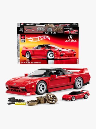 Mattel Brick Shop Hot Wheels Elite Series Brick Shop Hot Wheels Byggset ’90 Acura NSX 876 Delar