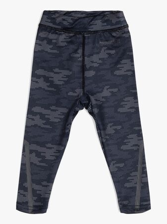 Hyperfied Running Tights, Grey Camo