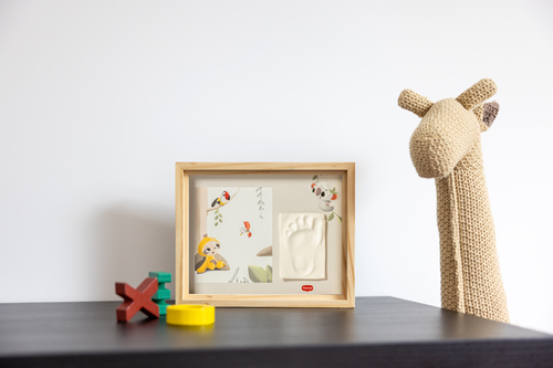 Tiny Love Babyprint Ram Handavtryck Enkel, Wooden