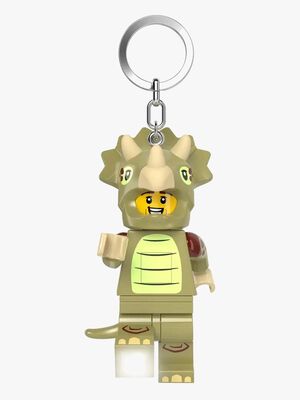 LEGO Minifigurines™ Triceratops Costume Fan Nøkkelring LED-lys med