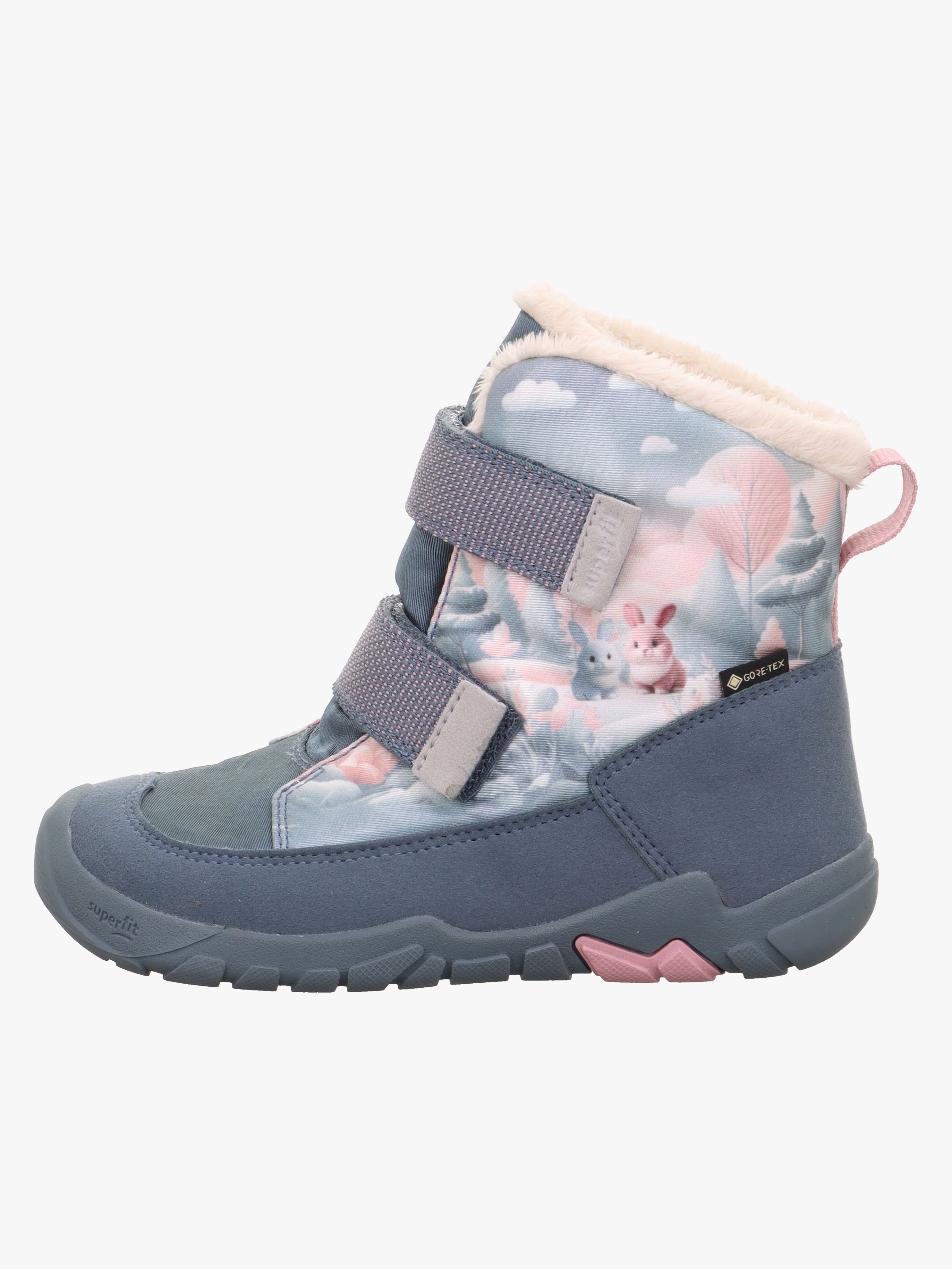 Superfit Trace Vinterkängor, Blue/Pink, 27