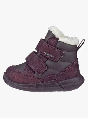 Ecco Biom 2.2 Infant Mid  Vanntette Sneakers, Mauve/Night Shade Barolo