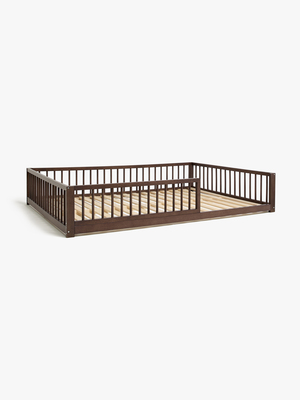 Minitude DYLAN Juniorsäng/Montessorisäng 140x200, Walnut