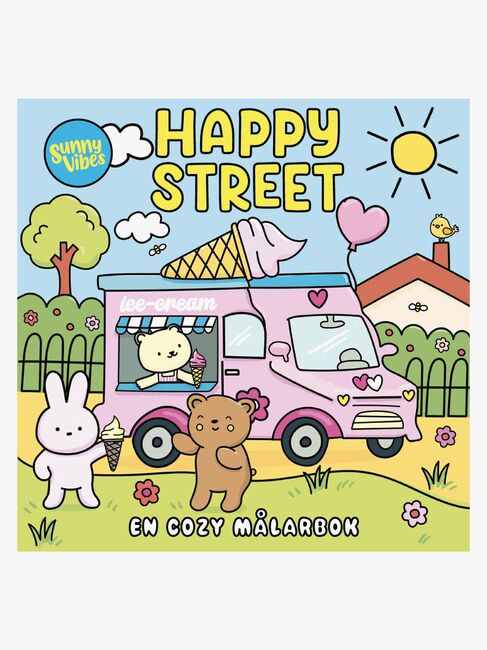Tukan Förlag Cozy Happy Street Målarbok