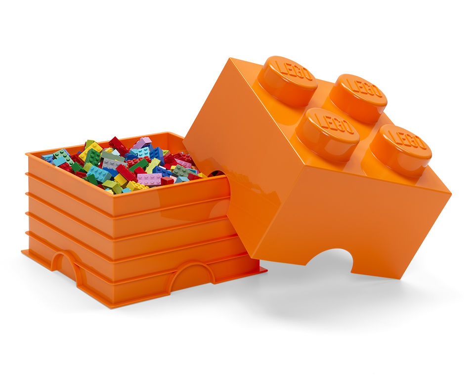 LEGO Förvaring 4 Orange