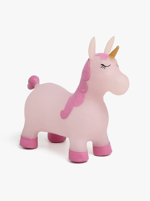 Cloudberry Castle Hoppdjur Glittrig Enhörning, Rosa