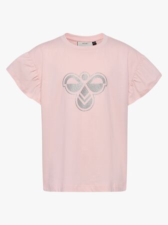 Hummel JR Ruffle T-shirt, Pale Lilac