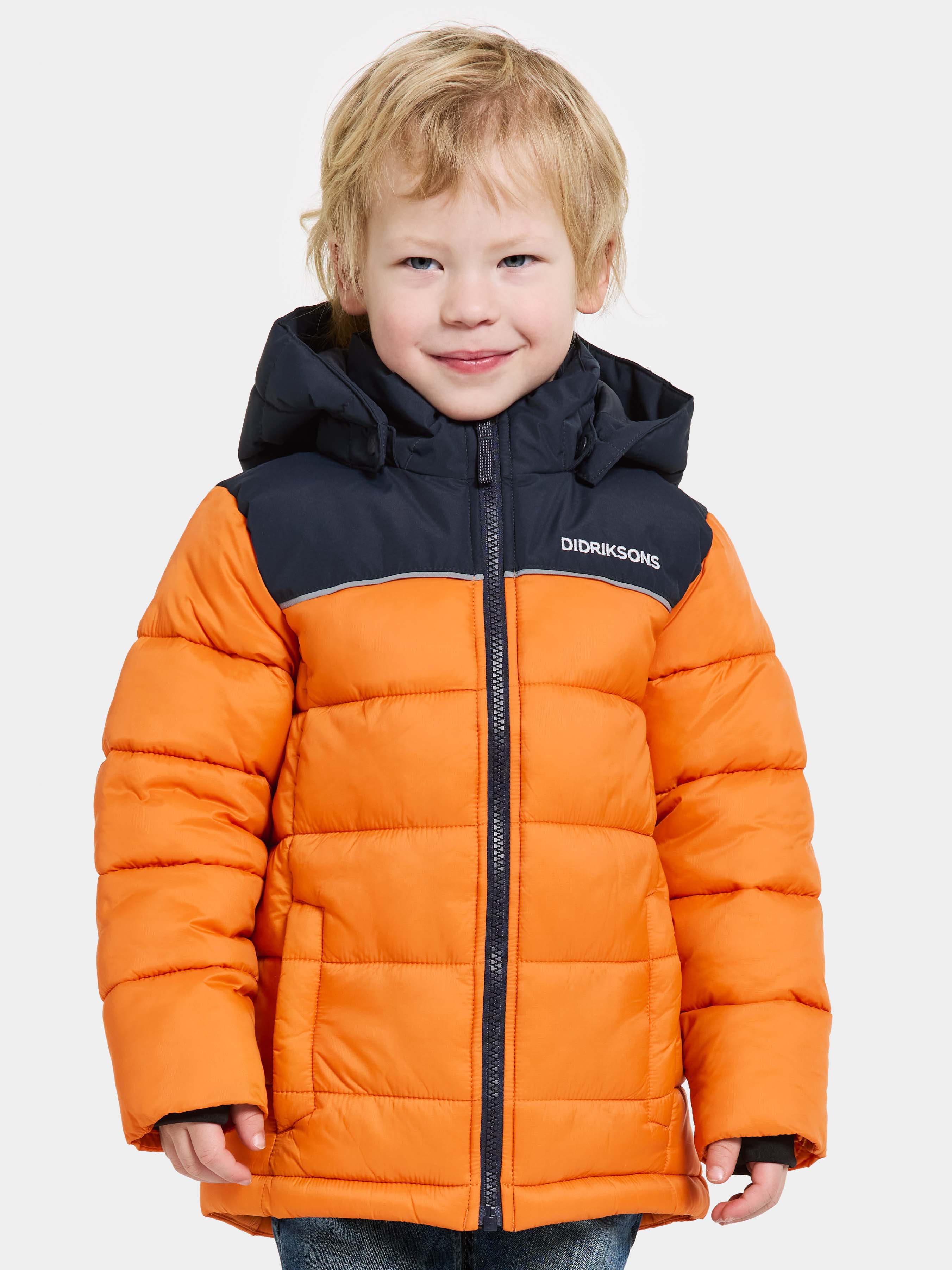 Didriksons Fox Vinterjacka, Orange Jam, 100