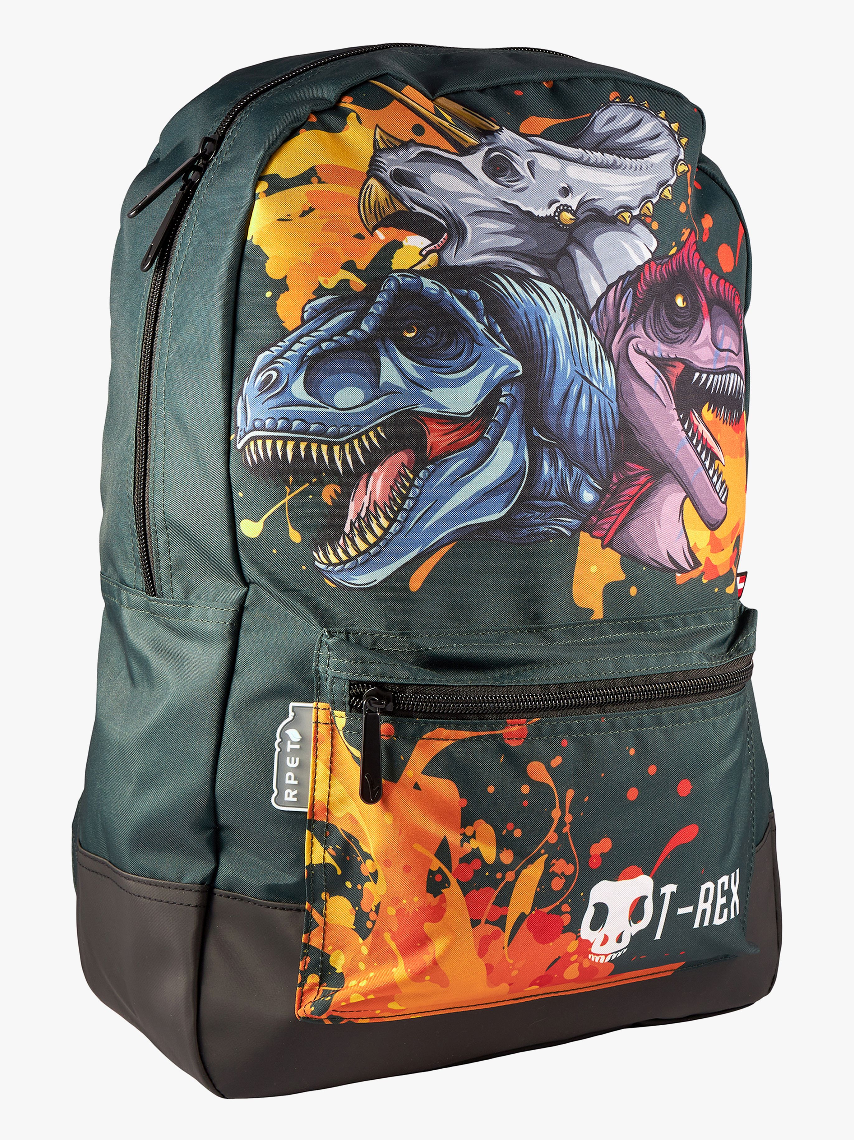 Pure Denmark Dino T-Rex Ryggsäck 16L, Green