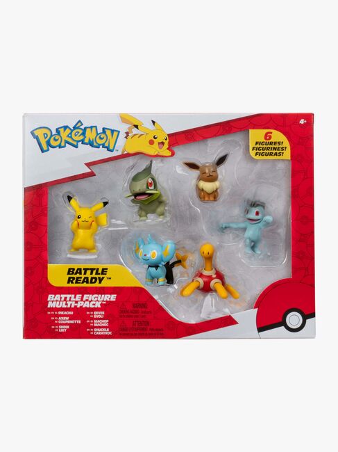 Pokémon Battle Figure Figurset 6-Pack