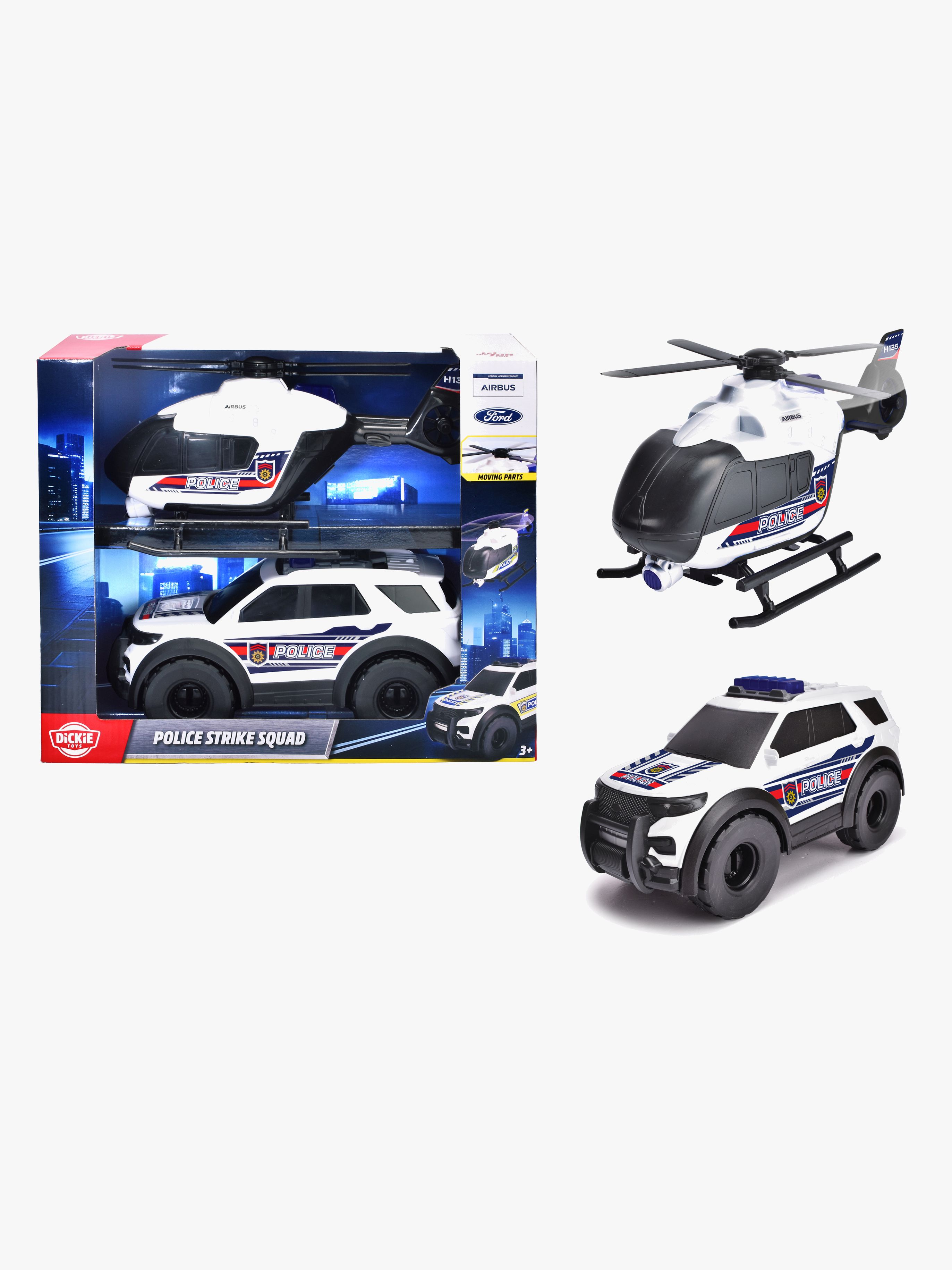 Dickie Toys Bilset Polis Strike Squad