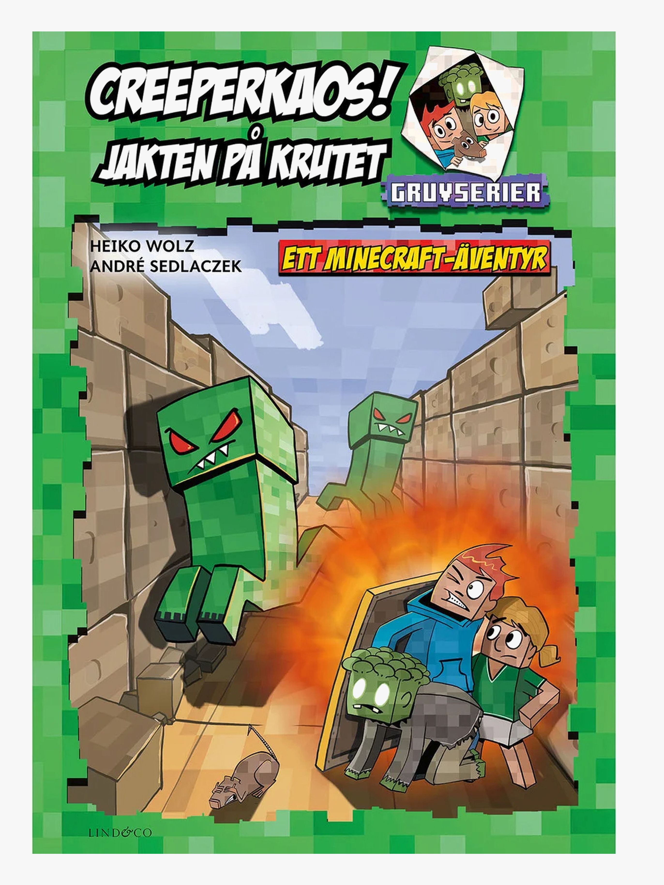 Minecraft Bok Gruvserier Creeperkaos! Jakten på Krutet
