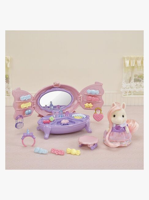 Sylvanian Families Dockhustillbehör Sminkbord med Figur