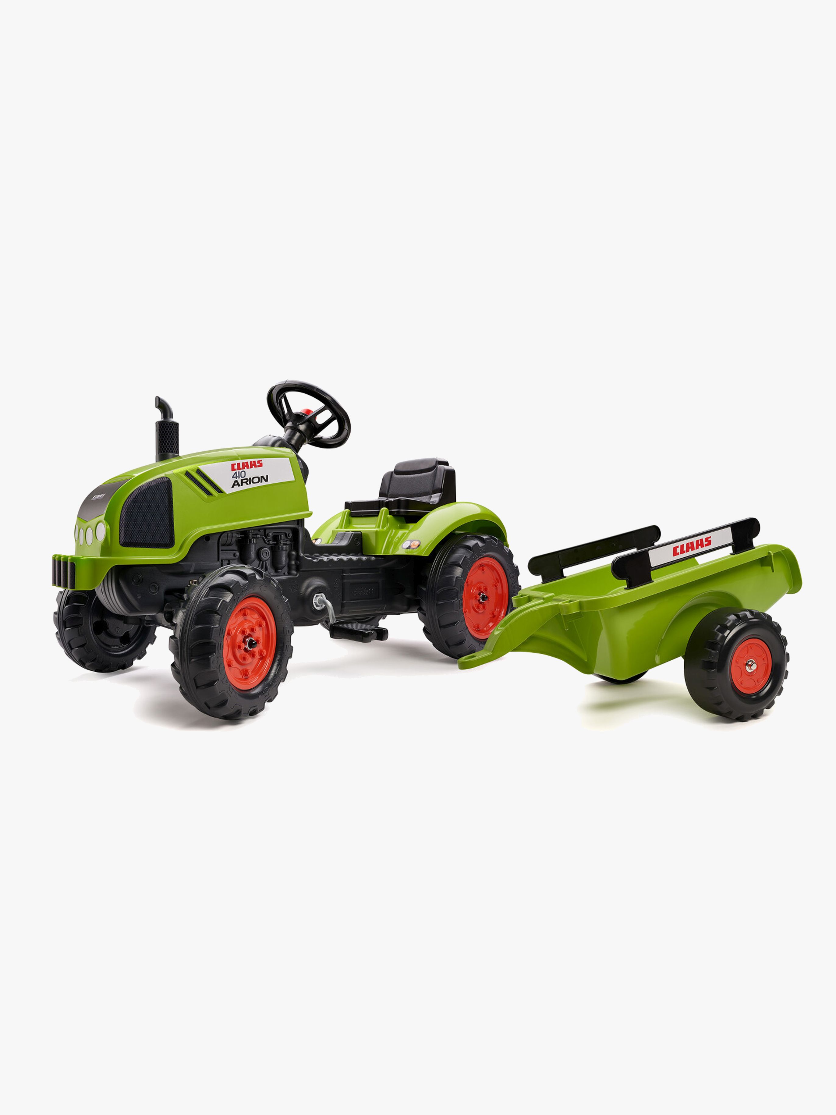 Falk Tramptraktor med Släpvagn Grön