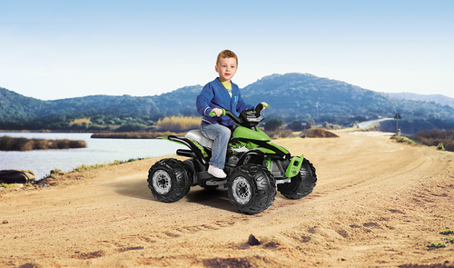 Peg Perego Corral T-Rex Fyrhjuling 330W, Grön