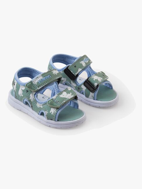 Reima Moomin Bungee Sandaler, Stone Green