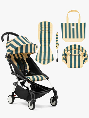 Stokke YOYO 3 Sittvagn 6+ inkl. Riviera Summer Kit, Monaco/White