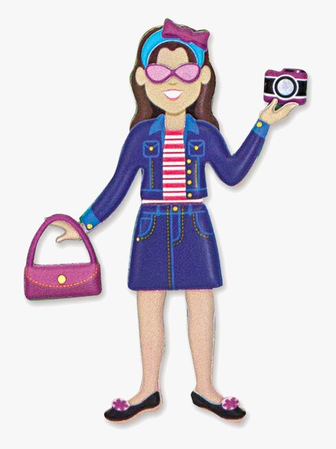 Melissa & Doug Återanvändningsbart Klistermärkeset Dress-Up
