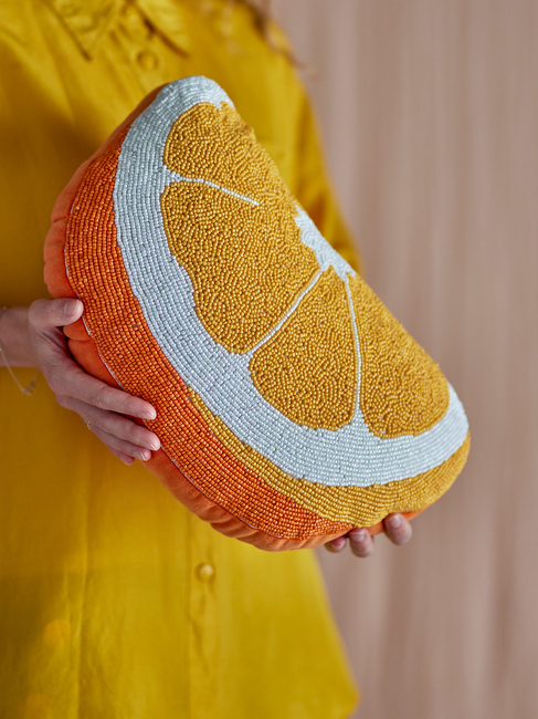 Bloomingville Navelina Kudde, Gul