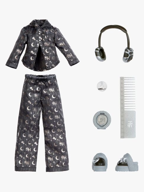 Shadow High Modedocka Girls Night Luna, Grått Hår