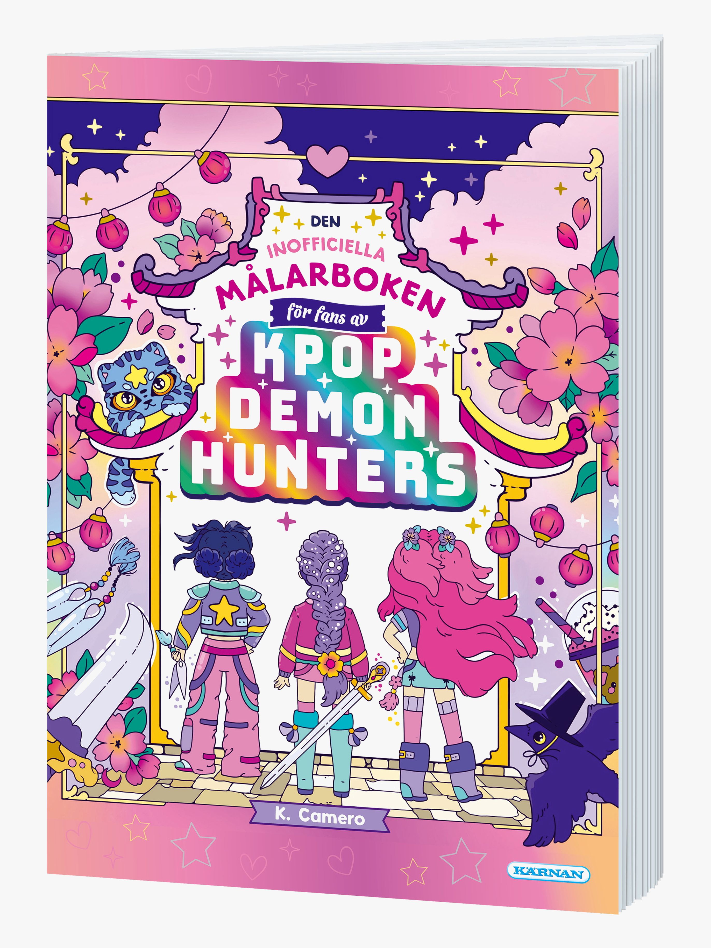 Egmont Kärnan K-Pop Demon Hunters Målarbok