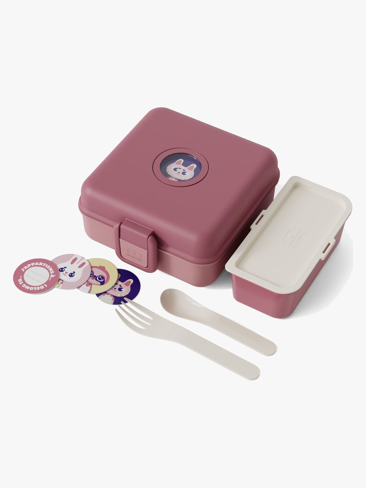 Monbento Snacky Bento Matlåda, Pink Blush