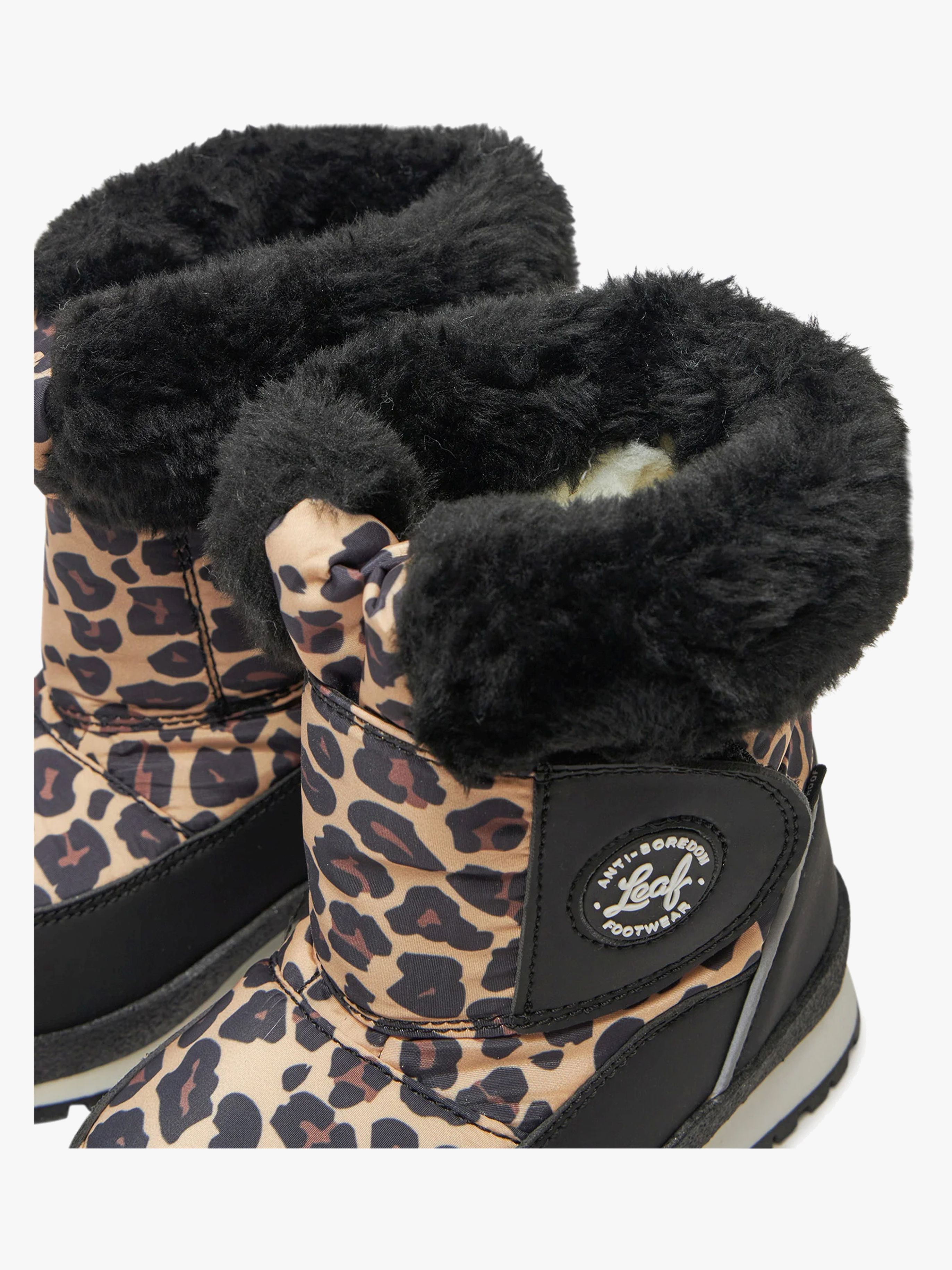 Leaf Nautisk Vinterkängor Leopard Stl 28