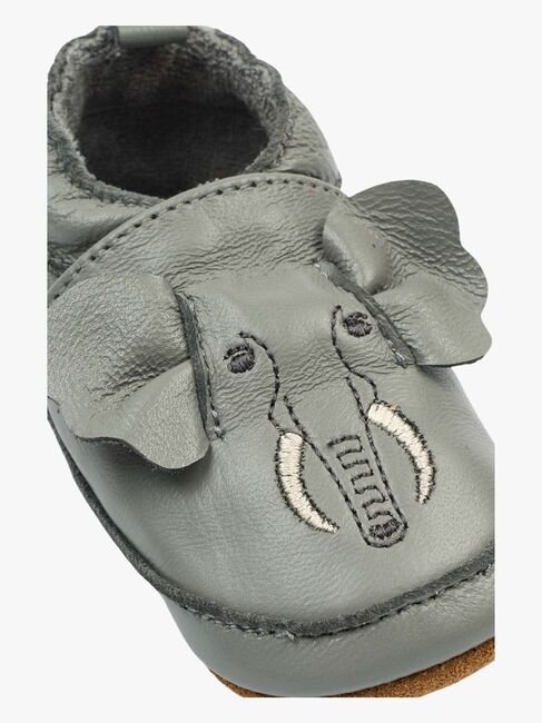 Mikk-Line Leather Innetofflor, Elephant