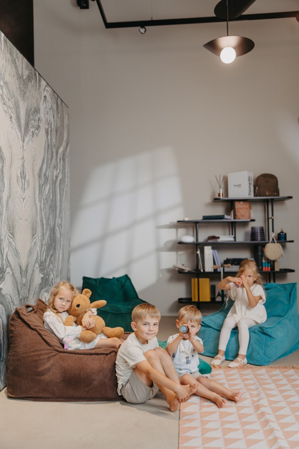 Yappy Kids Yappyhug Saccosäck, Aqua Blue