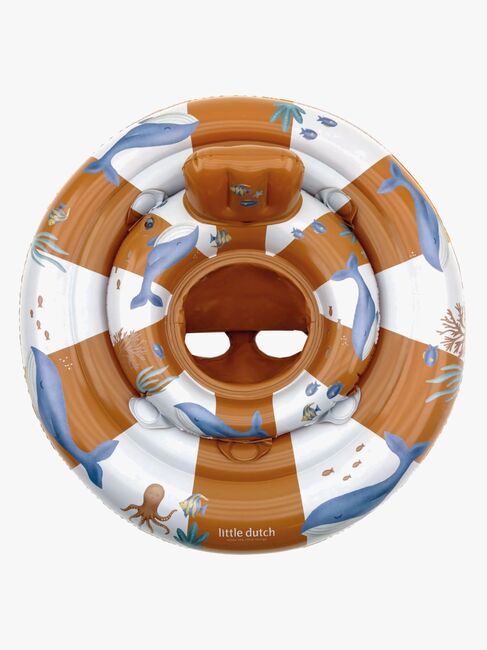 Little Dutch Ocean World Baby Badring, Blue