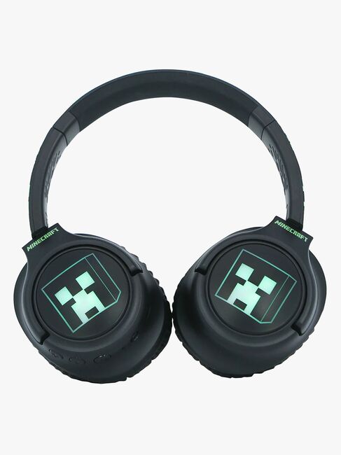 Minecraft Hörlurar Trådlösa med LED Sharing AUX