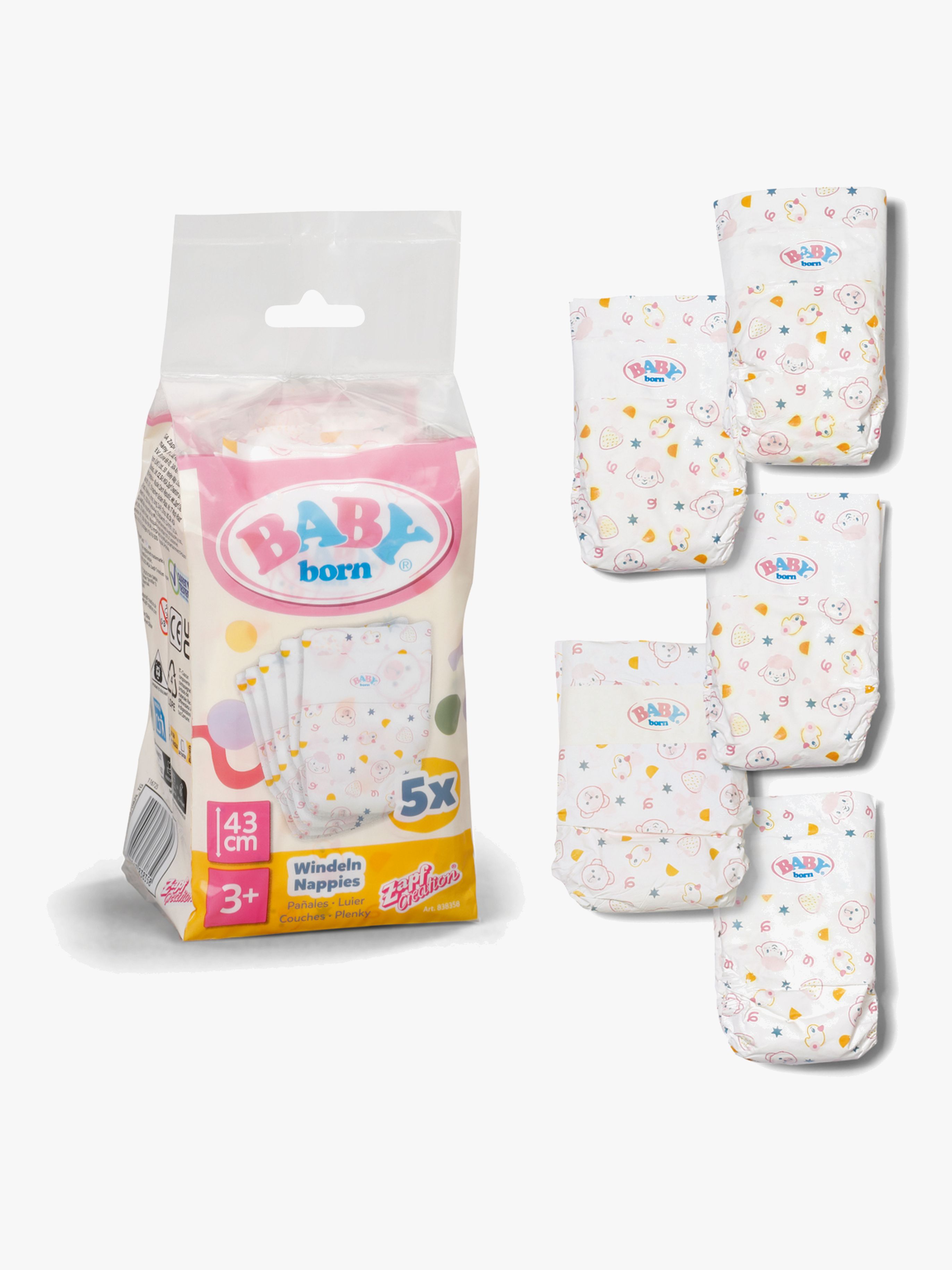 Baby Born Docktillbehör Blöjor 5-pack