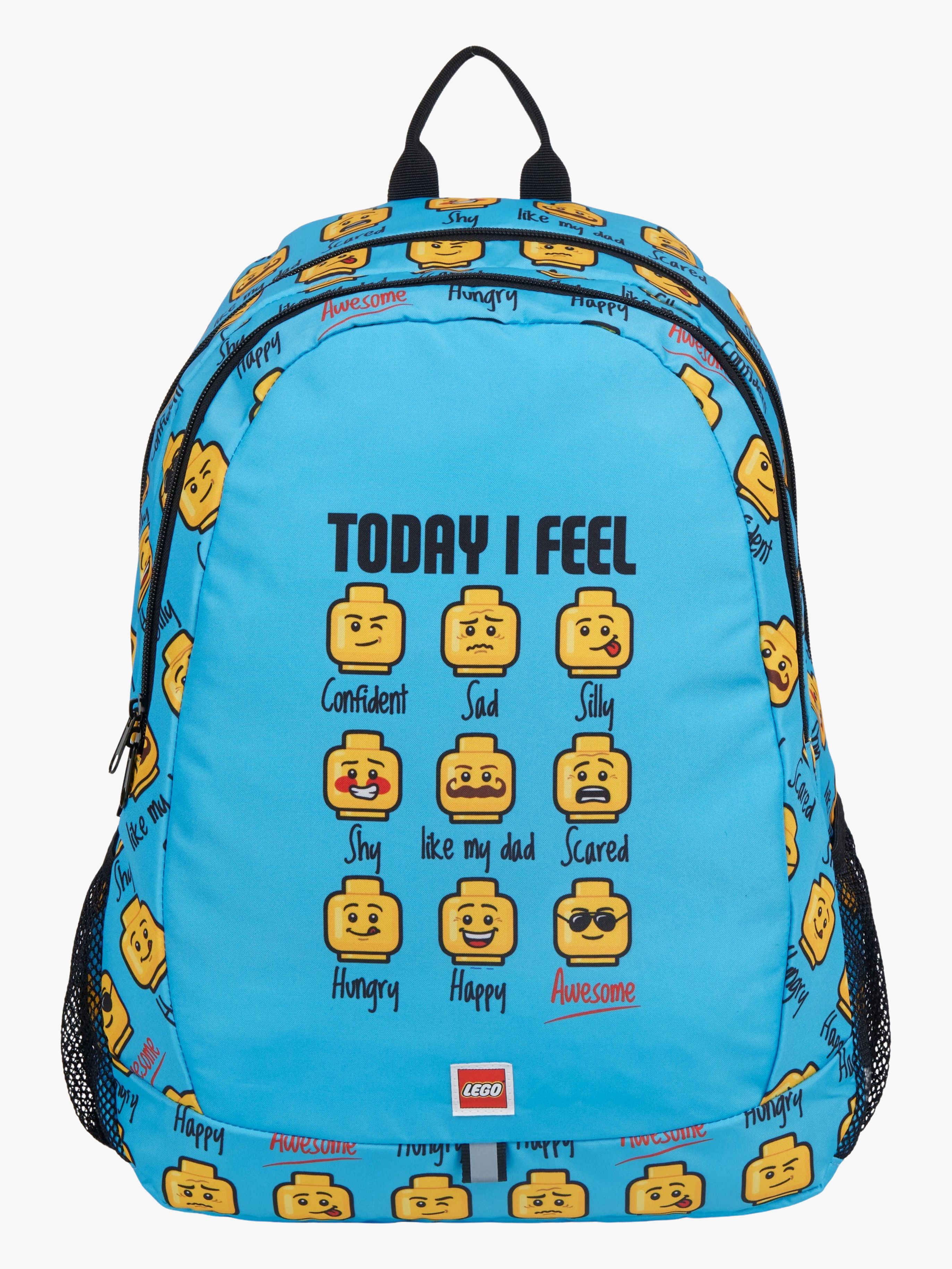 LEGO® Minifigures™ TODAY I FEEL Ryggsäck 25L, Röd