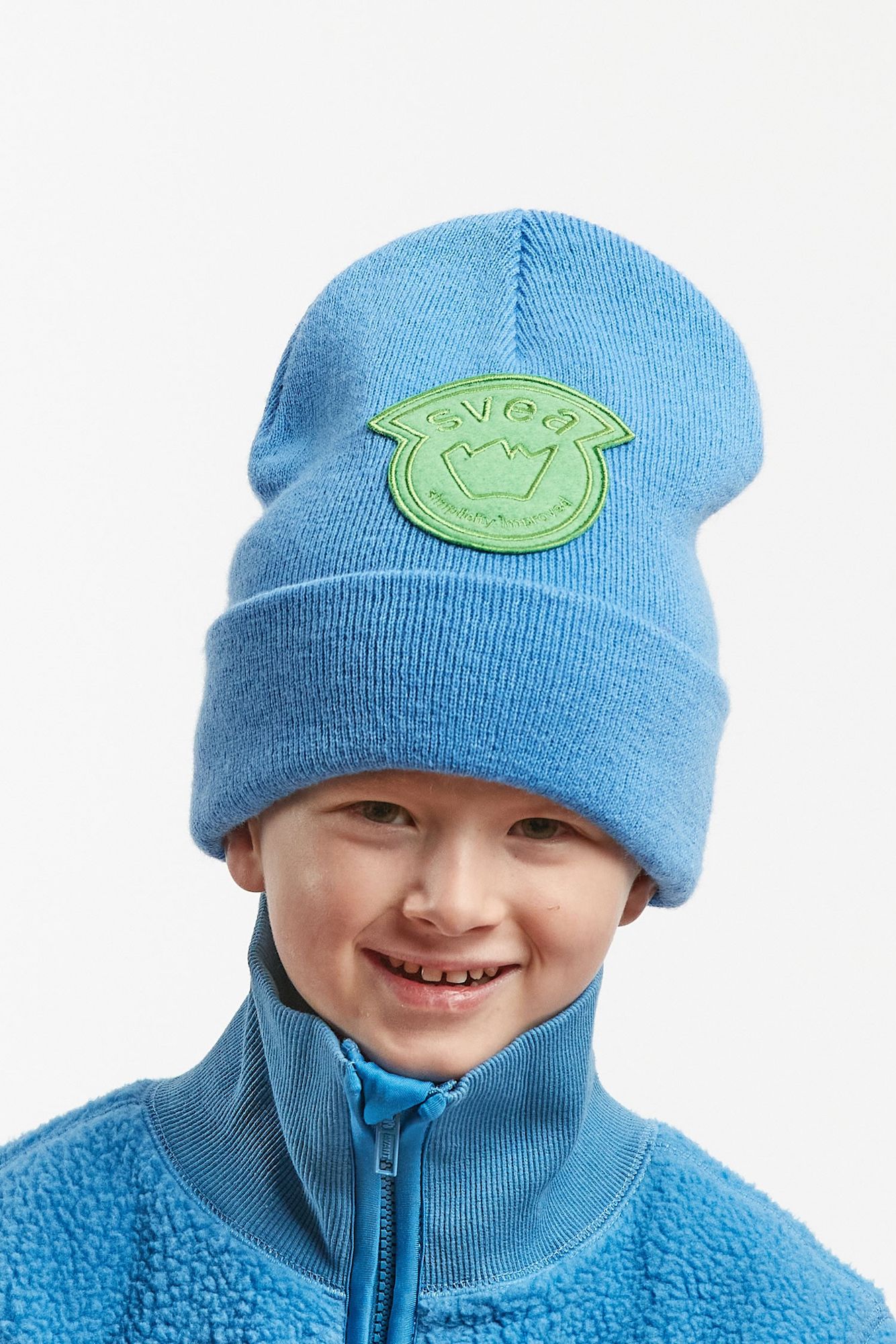 Svea Big Felt Badge Mössa, Magic Blue